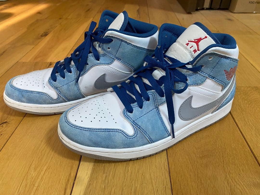 靴 Nike Air Jordan 1 Mid white Hyper ナイキ NIKE エアジョーダン1 ミッド スニーカー メンズ AIR JORDAN 1