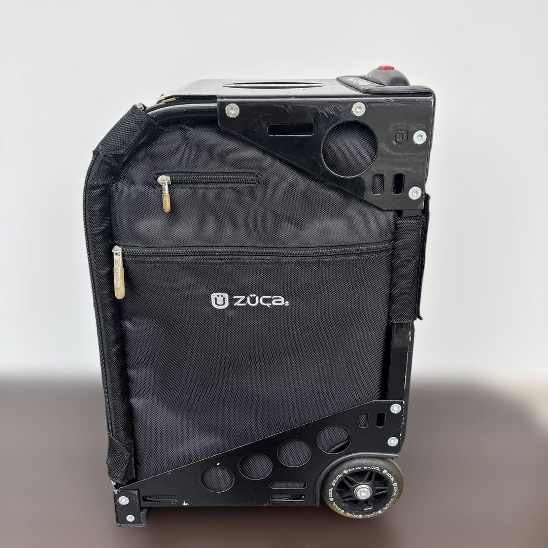 ZÜCA ブラック キャリーカート　座れるキャリーバッグ