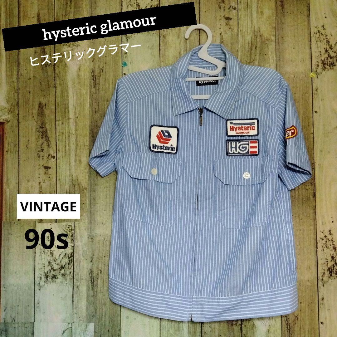 Hysteric Glamour ヒスグラ 半袖シャツ ストライプ Shirt - メルカリ