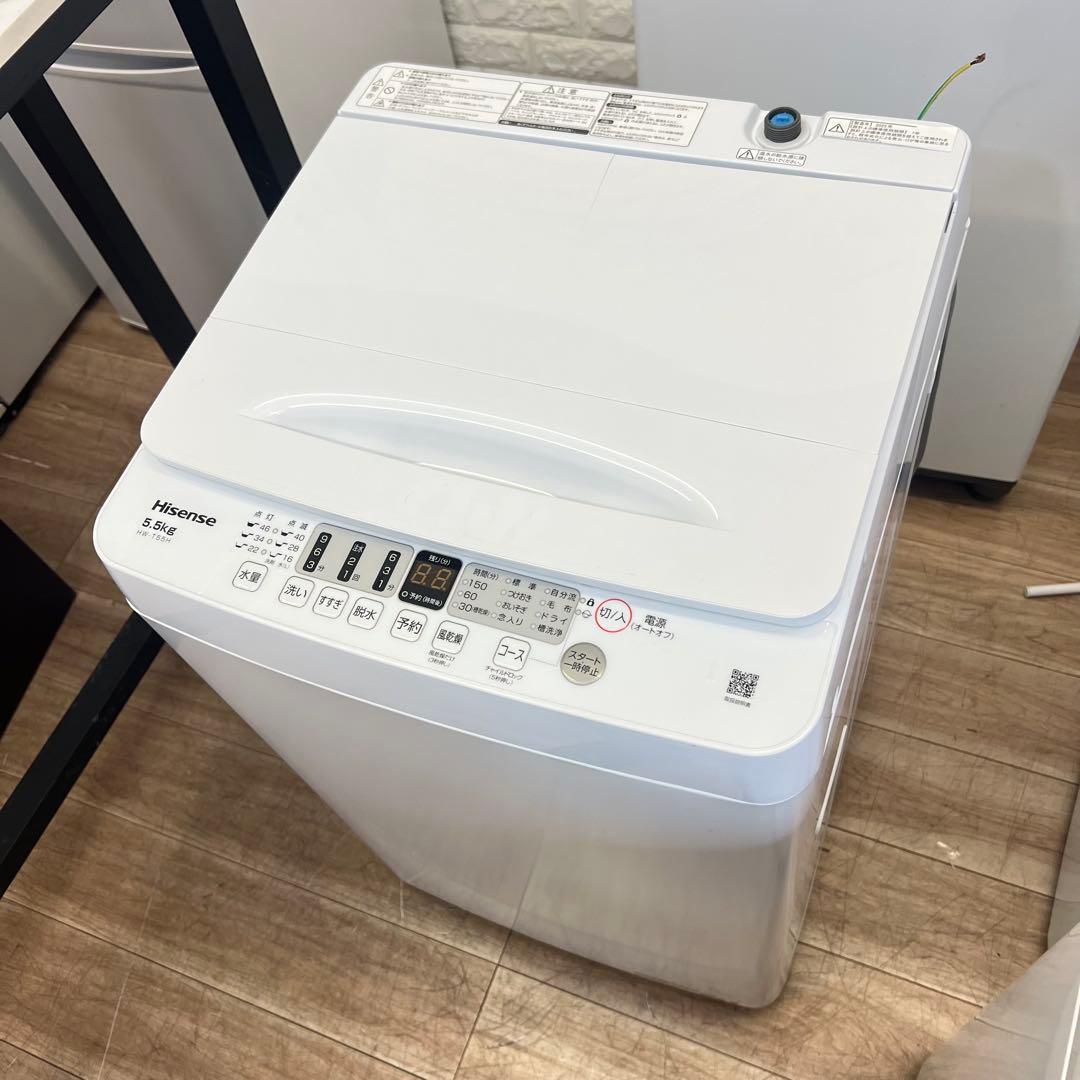 設置までOK 2025年製　洗濯機5.5kg ✨
