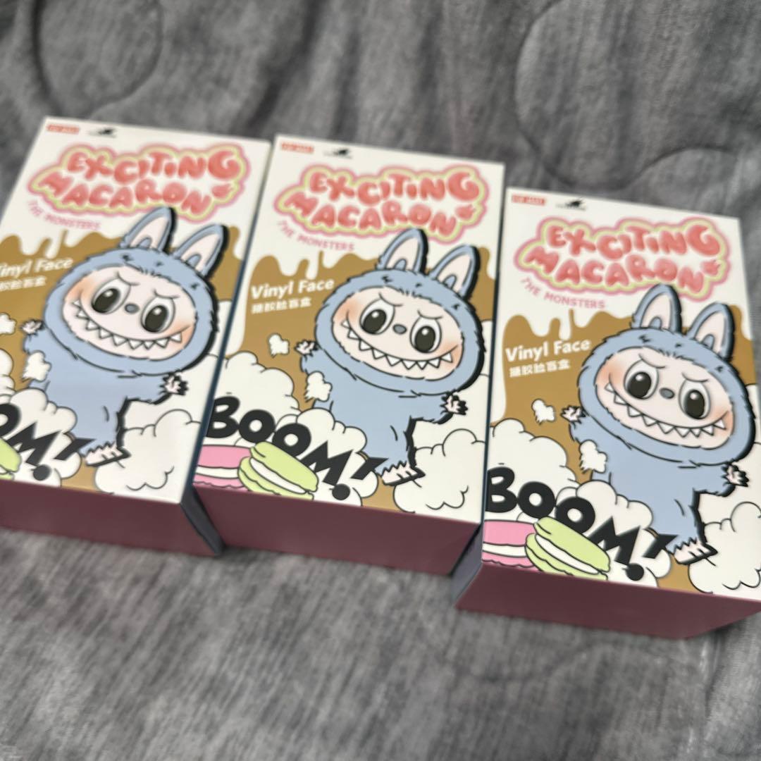 ポップマート　マカロン 3個セット Amazon | POPMART THE MONSTERS Exciting Macaron ぬいぐるみ シリーズ