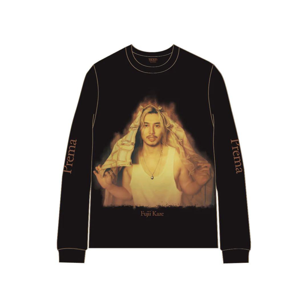 藤井風 Long Sleeve T-Shirt (Black Prema) Long Sleeve T-Shirt – Fujii Kaze Official Store
