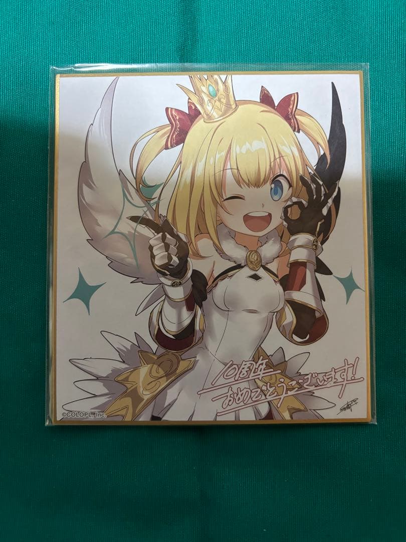 白猫プロジェクト　マール　色紙　コロプラフェス