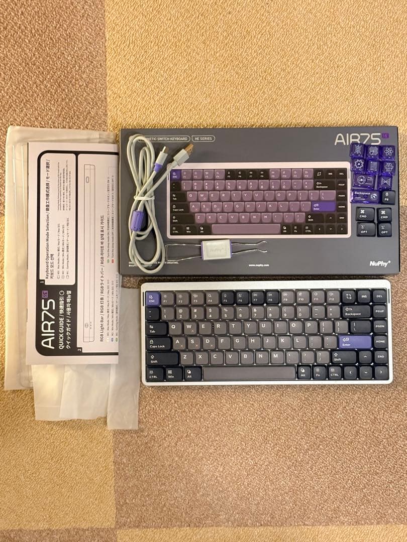 NuPhy Air75 HE Jade Pro 5年延長保証付