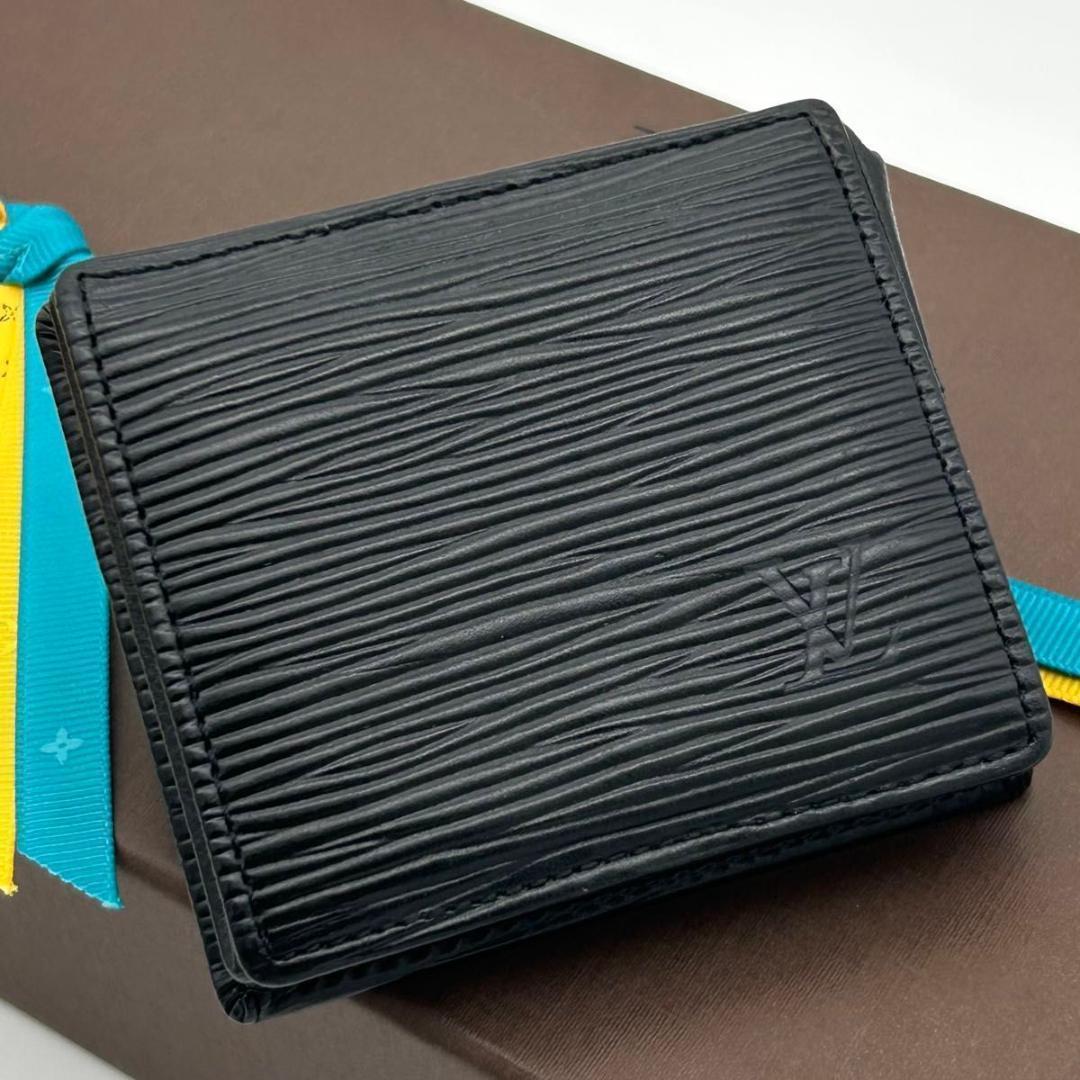 【極美品】ルイヴィトン エピ ボワット ケース 黒 小銭入れ 男女兼用