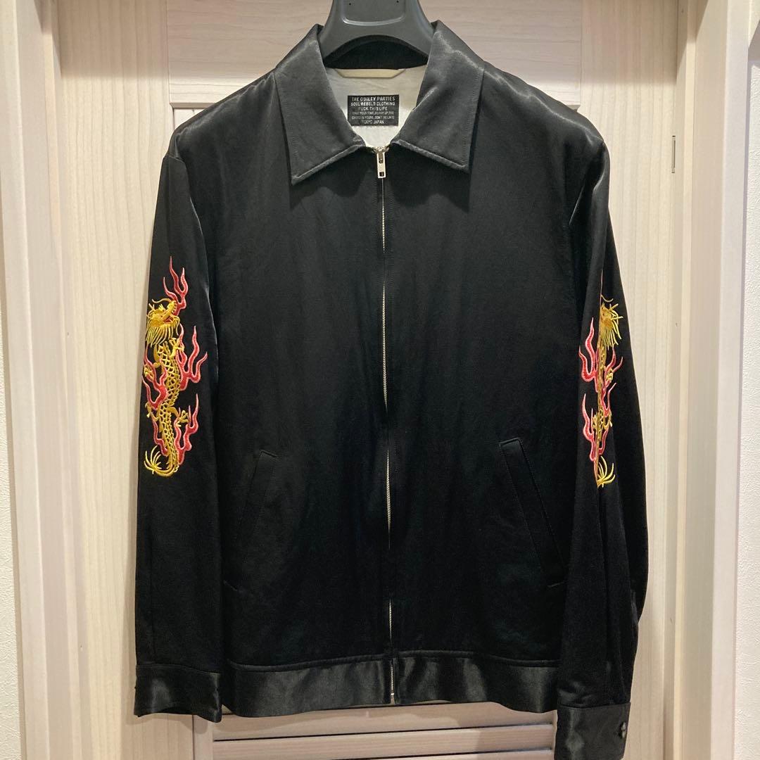 wackomaria スカジャン ブラック 天国東京 中古・古着通販】WACKO MARIA (ワコマリア) 天国東京 リバーシブル