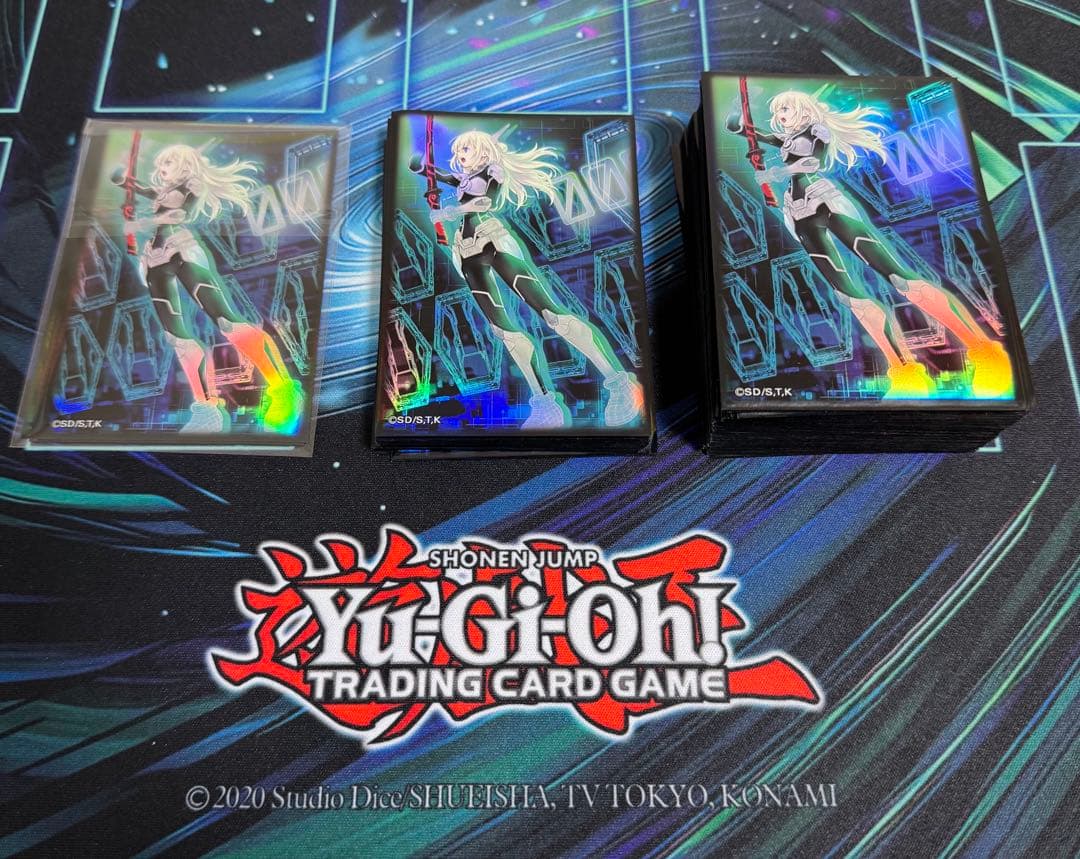 閃刀姫ヤミー デッキ メイン40＋エクストラ スリーブ付き - メルカリ