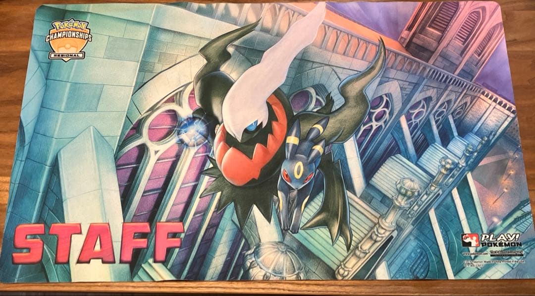 年始セール【プレイ用】【海外限定】STAFF ブラッキー&ダークライGX プレマ 2026年最新】ブラッキー&ダークライ プレイマットの人気アイテム