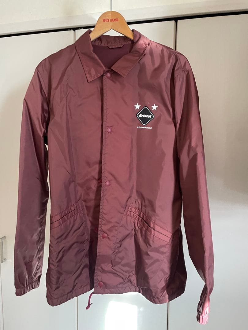 F.C.Real Bristol ナイロンジャケット L バーガンディ