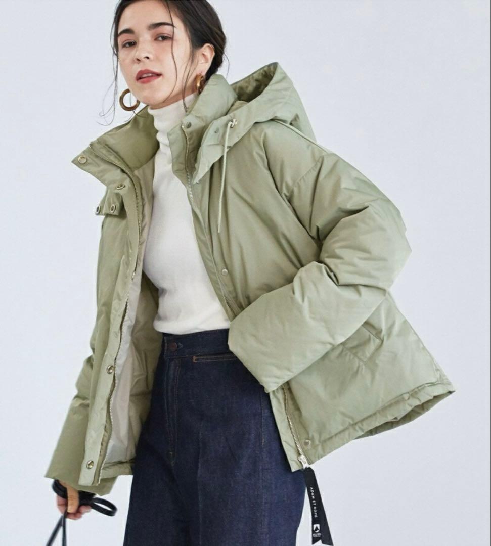 タグ付き未使用品　アダムエロぺ　ALLIED ショートダウン ADAM ET ROPE'（アダムエロペ） ダウンジャケット ダウン 「ALLIED