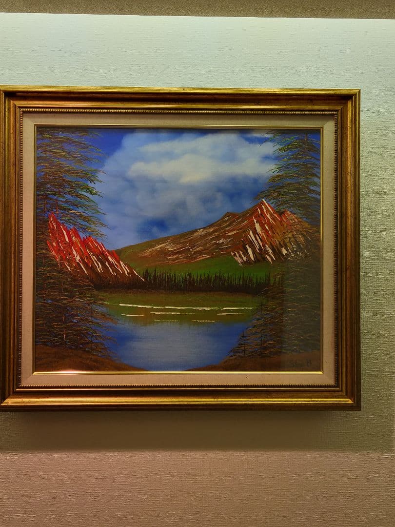 絵画 Mountain ridge lake Mountain Ridge Lake- Bob Ross Season 23 Episode 3 - Etsy