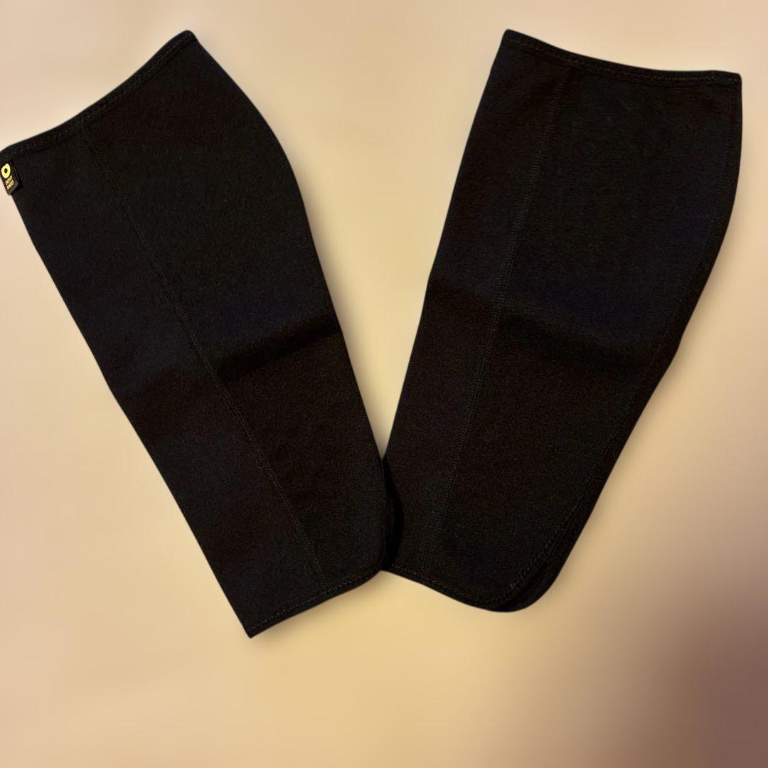 ブラック ストレッチサポーター 足首開き