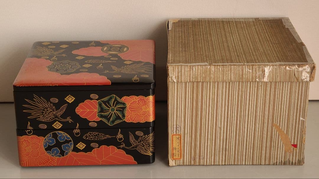 白木屋漆器】会津塗重箱「錦絵」 - メルカリ