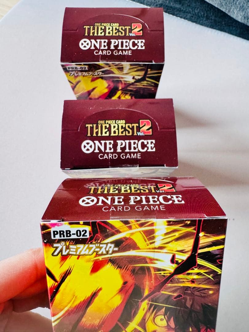 ワンピースカードザ•ベスト2 3BOXテープ付き - メルカリ