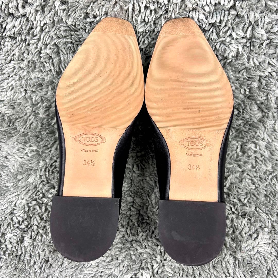 TOD'S × Mame Kurogouchi パンプス レザー ブラック - メルカリ