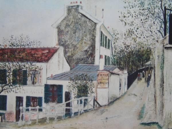 ユトリロ、ラパン・アジル、希少画集画、新品額装付 - メルカリ