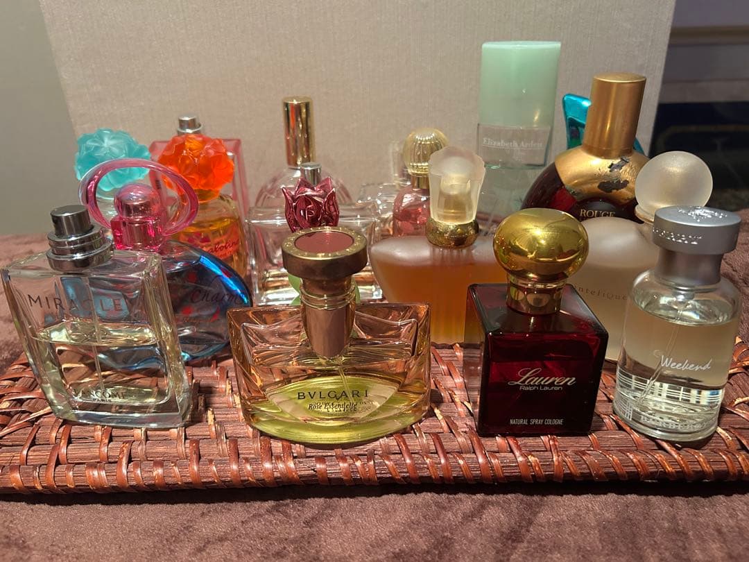 香水まとめ売り18個セットエルメスランコムフェラガモバーバリーブルガリディオール