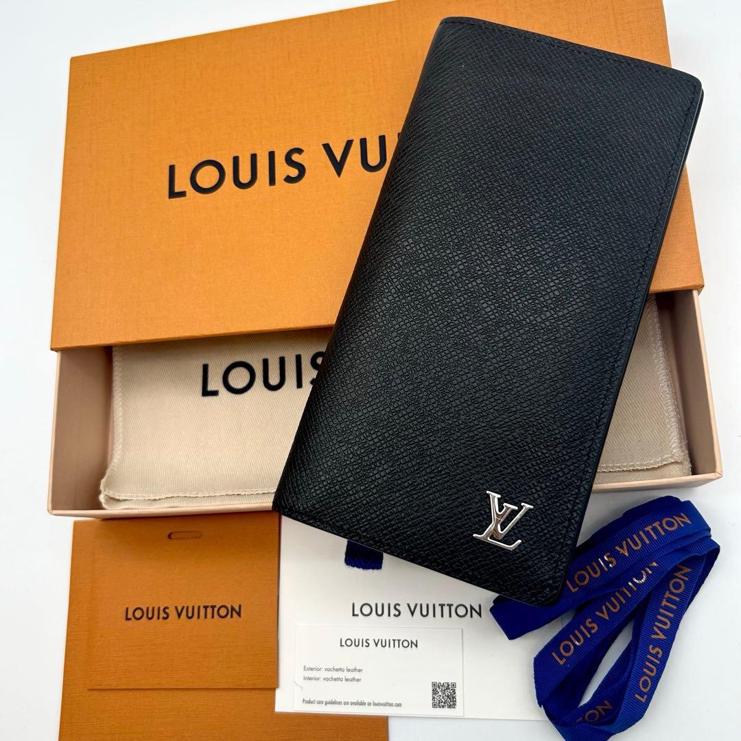 極美品 IC搭載 ルイヴィトン ポルトフォイユブラザ タイガ M30285 黒