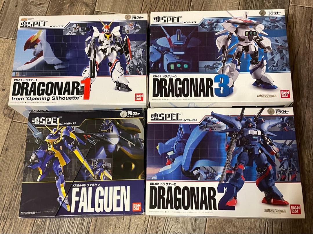 （週末限定お値下げ）魂spec ドラグナー1.2.3.ファルゲン 箱痛み未開封