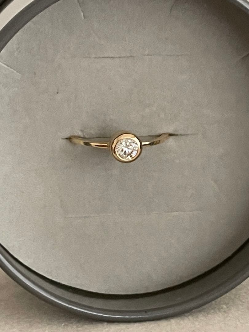 lilas スピックアンドスパン フクリン 18k ダイヤリング 13号 - メルカリ