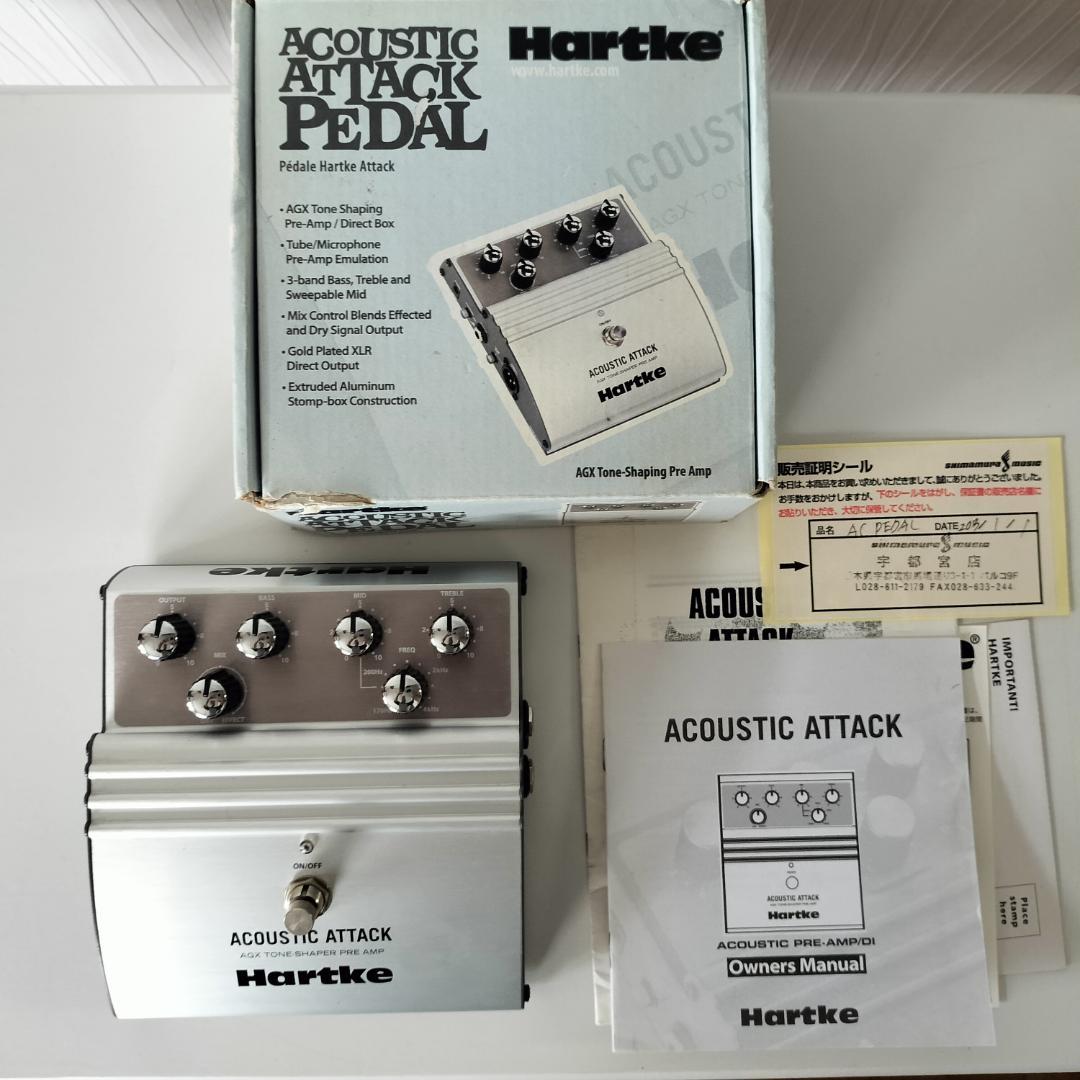 Hartke ACOUSTIC ATTACK（アコギ用プリアンプ）