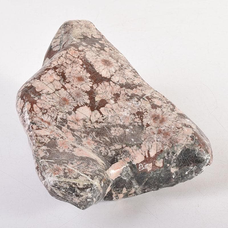 天然石　鑑賞石　菊花石　置物　重さ約1423g　V R8540 菊花石 No.262 【鑑賞用鉱石】 高さ:約25cm 幅:約15cm 重さ:約5kg