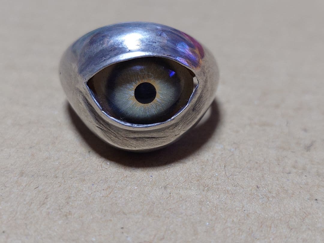 NECROMANCE ネクロマンス　hide 義眼リング ネクロマンス NECROMANCE【シルバーボーンハンド義眼リング Silver