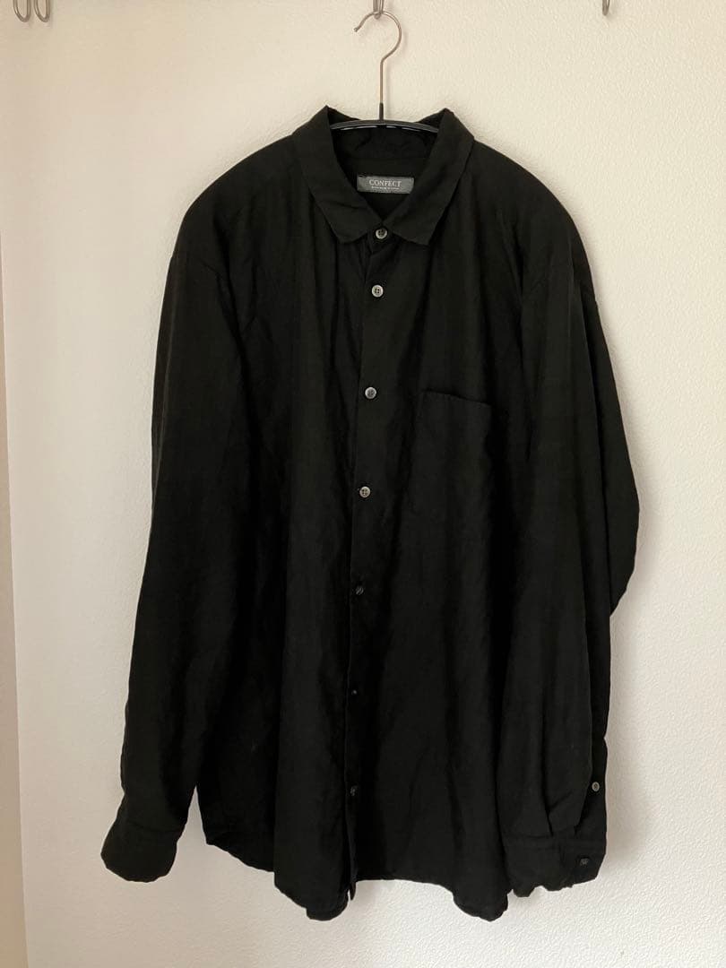 CONFECT ハイカウントリネンレギュラーカラーシャツ - メルカリ