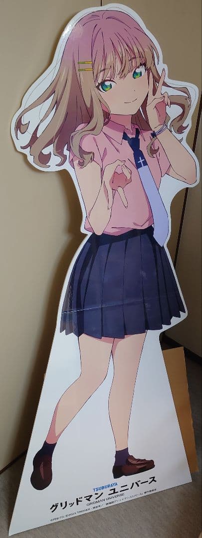 南夢芽 等身大パネル / グリッドマンユニバース TSUTAYAコラボ