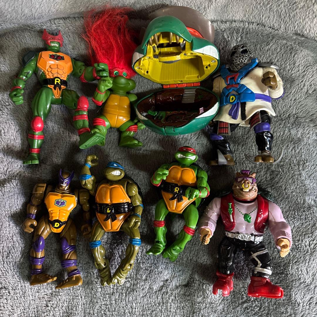 ミュータントタートルズ　1990年代　レトロ　フィギュア