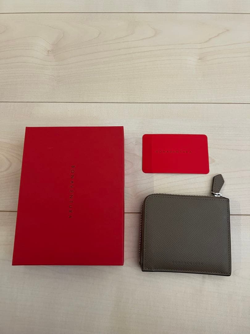 ボナベンチュラ　L字ジップ　ウォレット　ノブレッサ　エトープ