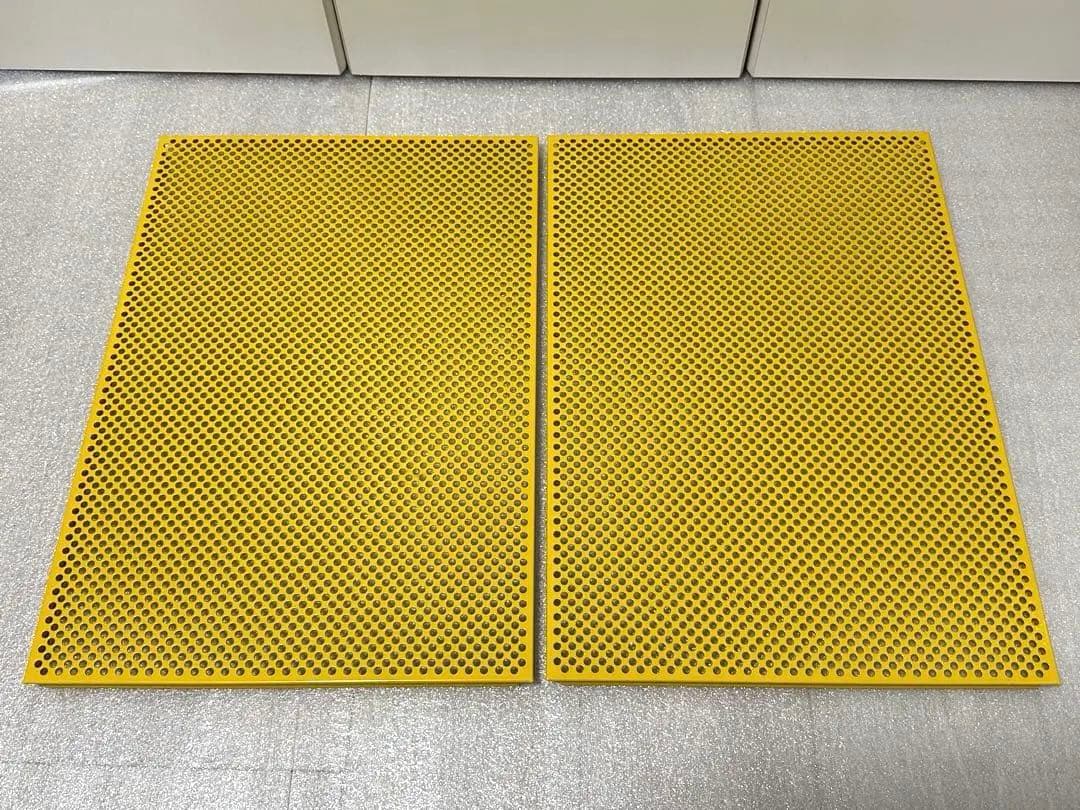 USMハラー 純正 パンチングパネル 500×350モジュール イエロー 2枚