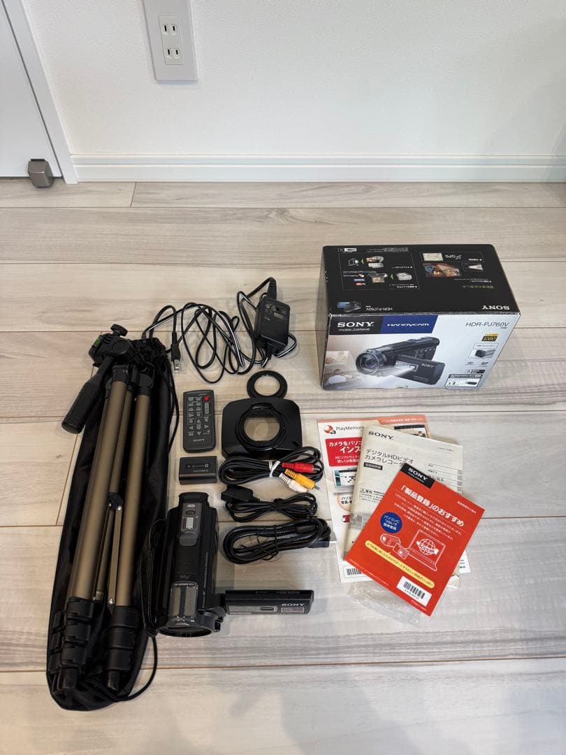 SONY HDR-PJ760V ビデオカメラ 三脚セット