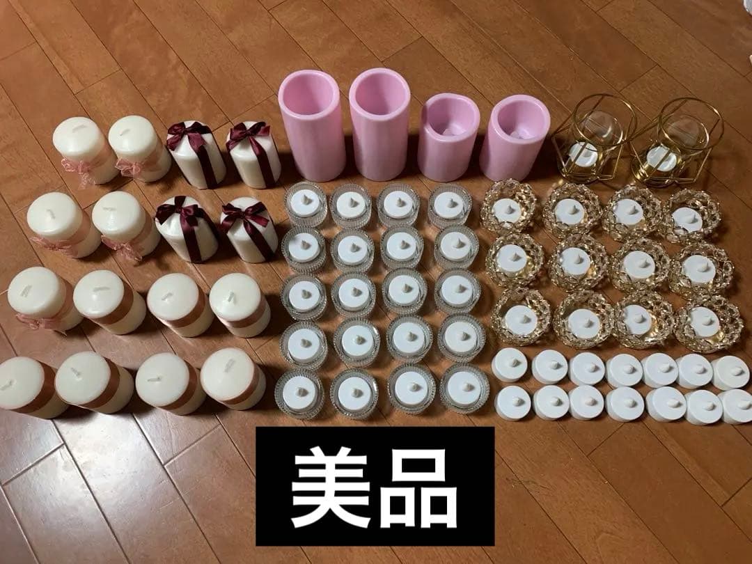 【美品】ろうそく キャンドル 結婚式 披露宴 ウェディング まとめ売り