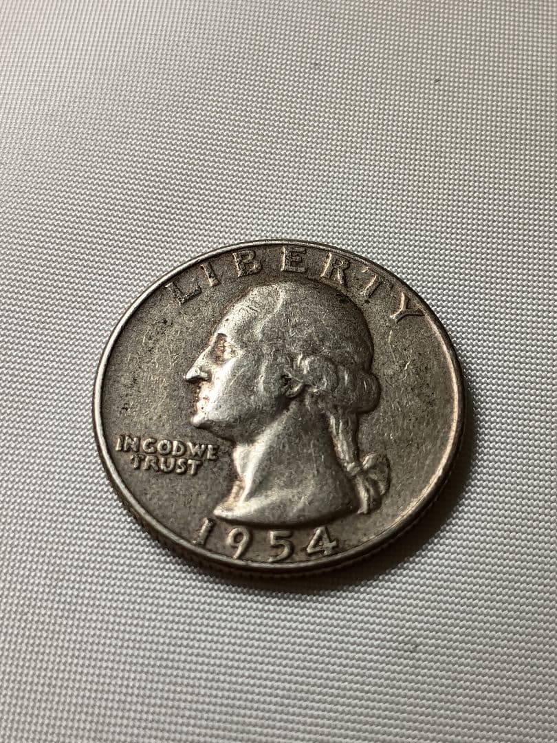 【希少美品】1954年-S ワシントン・クォーターダラー銀貨 1954年 1961年 アメリカ 銀貨 25セント クォーター ダラー イーグル