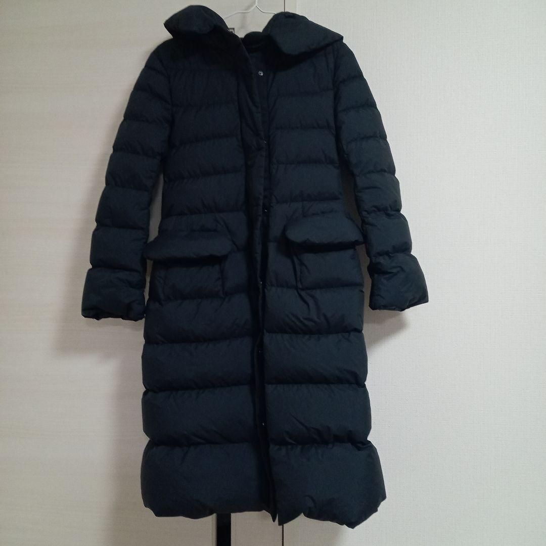 ★美品★ユニクロ+J ウルトラライトダウンフーデットコート★ S★ブラック