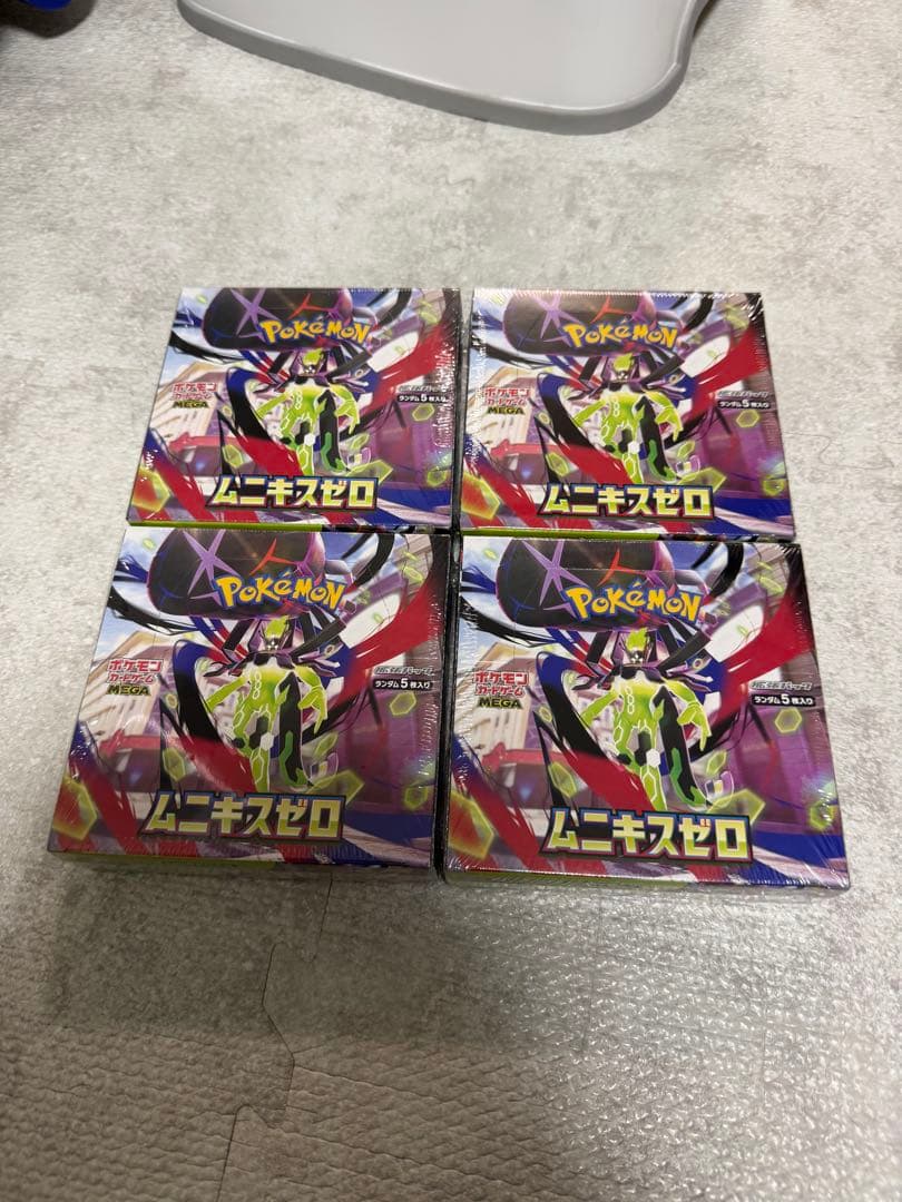 ポケモンカードゲーム ムニキスゼロ 4box - メルカリ