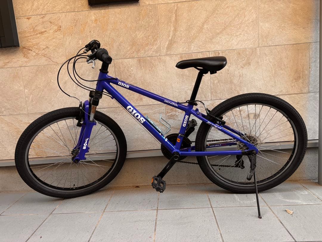 【値引中】GIOS GENOVAキッズマウンテンバイク24インチ 青 手渡し希望