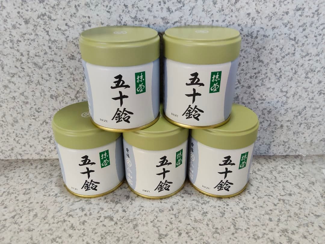 宇治 丸久小山園 抹茶 五十鈴40g缶【5缶セット】賞味期限2016年7月以降 宇治 丸久小山園 抹茶 五十鈴40g - メルカリ