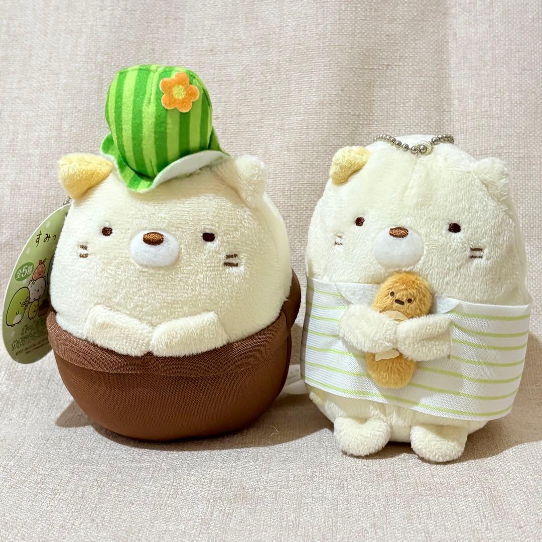 すみっコぐらし ねこ ぬいぐるみ キーホルダー ストラップ ポーチ
