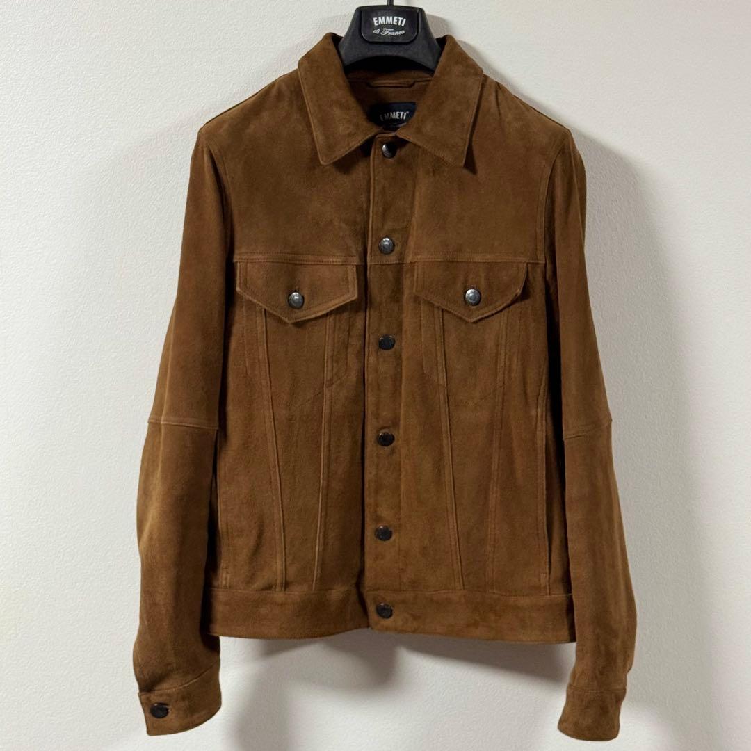 セール✨美品✨EMMETI エンメティ　46 スエード ジャケット