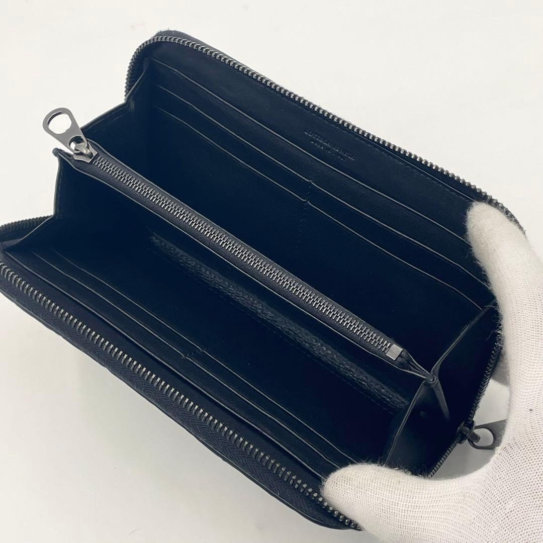 未使用級】ボッテガ オーストリッチ×リアルクロコダイル ジッピー