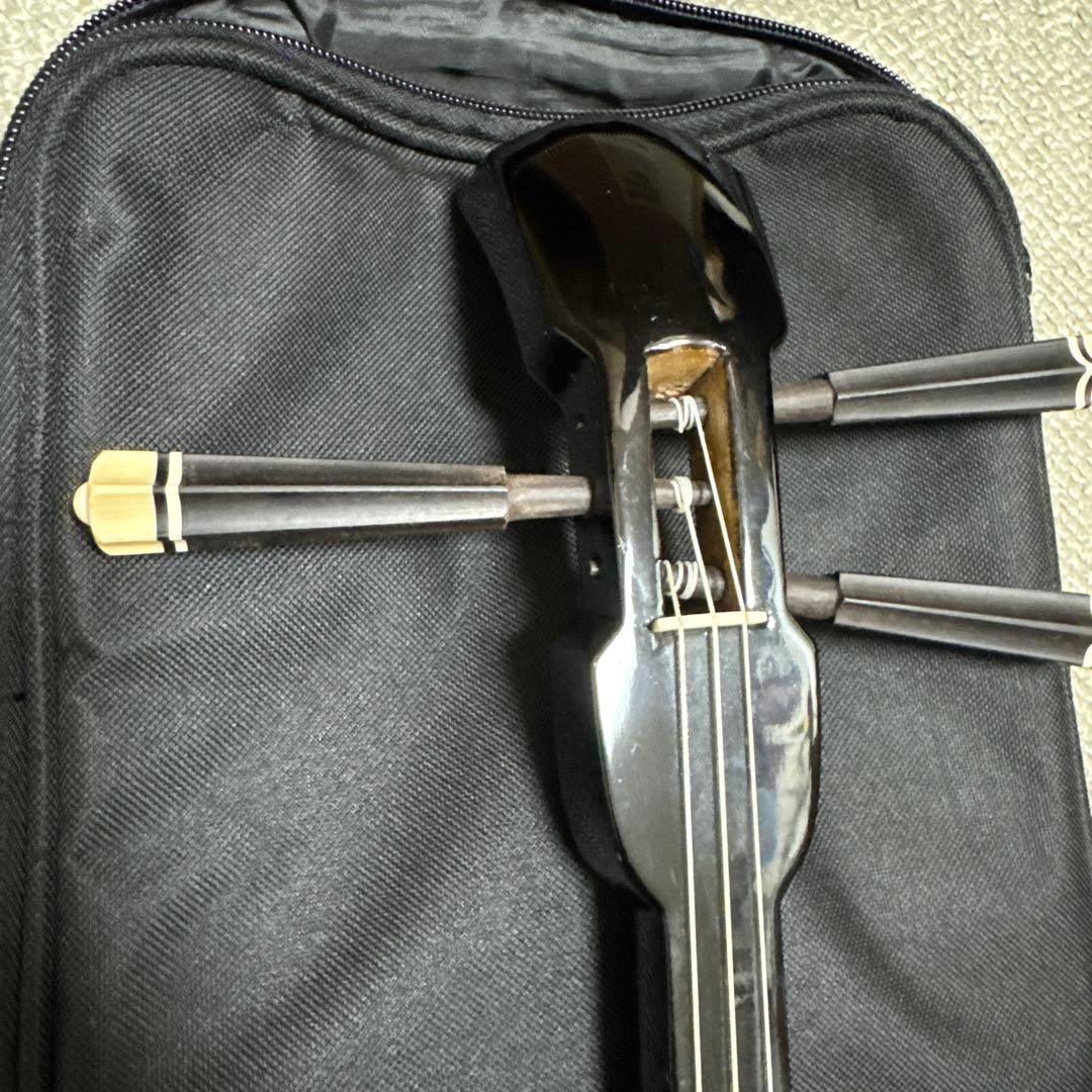 三線 蛇皮 竹ウマ バチ ソフトケースセット