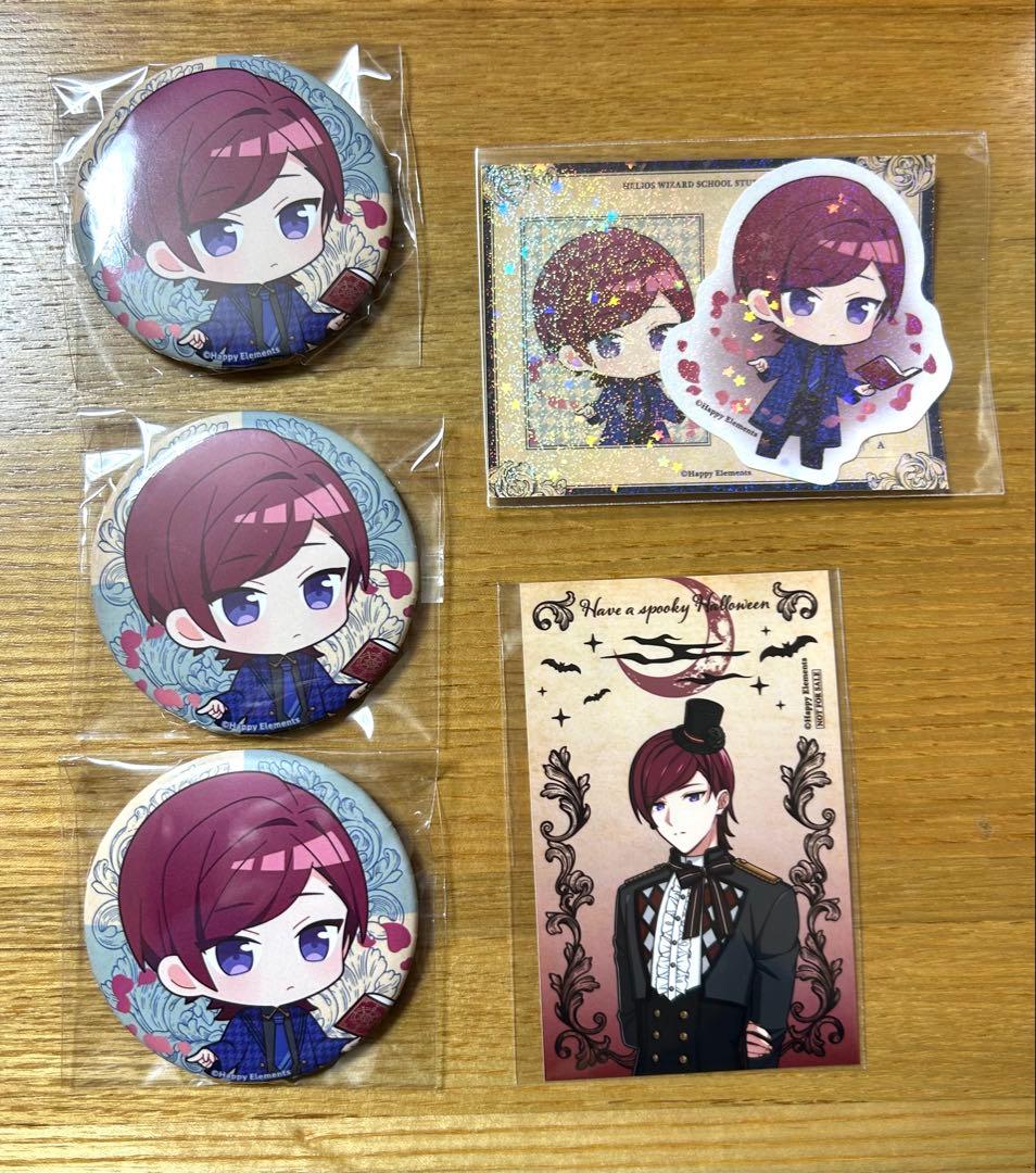 エリオスR アニカフェ 缶バッジ ステッカー マリオン - メルカリ