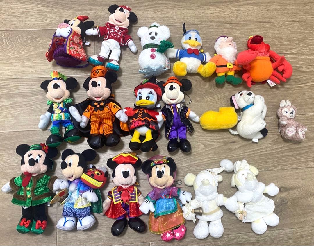 Disney ぬいば　大量　ヴィンテージ　18体　プラスおまけ1