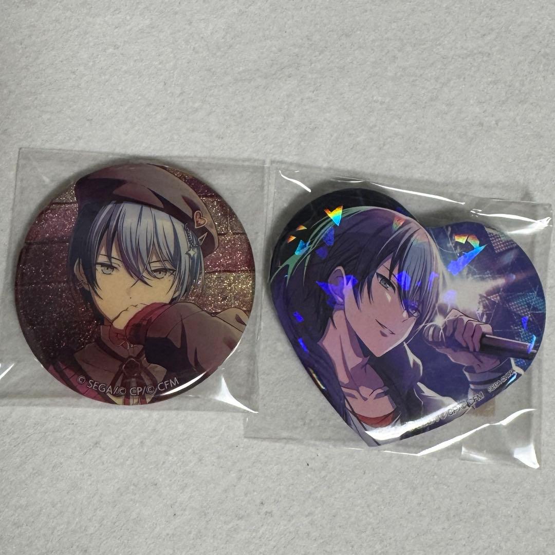 プロセカ 青柳冬弥 グリッター缶バッジ ハート缶バッジ - メルカリ