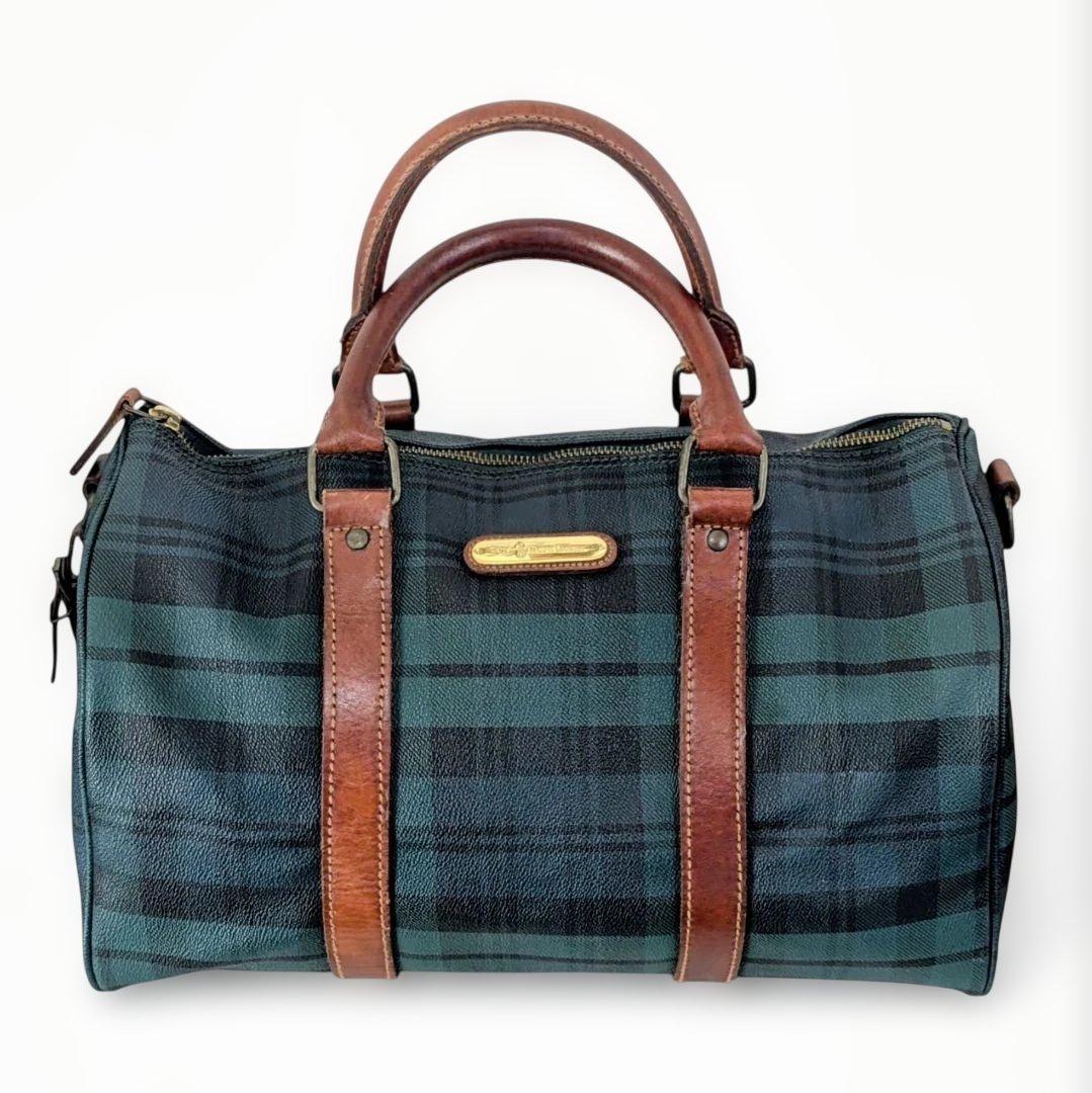 ポロラルフローレン　ボストンバッグ POLO RALPH LAUREN(ポロラルフローレン) 2WAY チェック ボストン