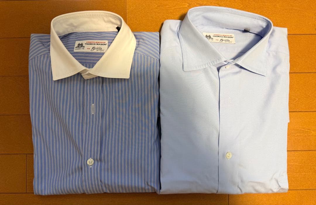 【2枚セット】Brilla per il gusto ドレスシャツ 39