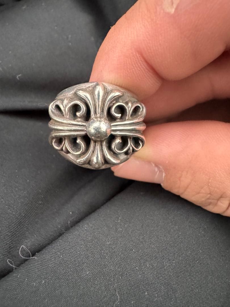Chrome Hearts キーパーリング シルバー925 CHROME HEARTS（クロムハーツ） キーパーリング SV925 約28号サイズ