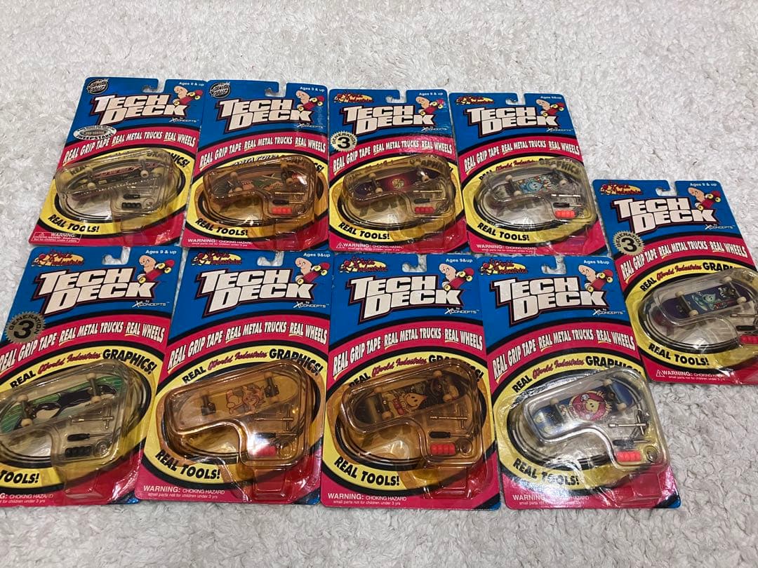 Tech Deck ミニスケートボード9個セット